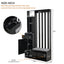 39.3'W70.8'H multifunctional corridor shoe cabinet with soft padded nail board and black hanger with entrance hook - Korvel