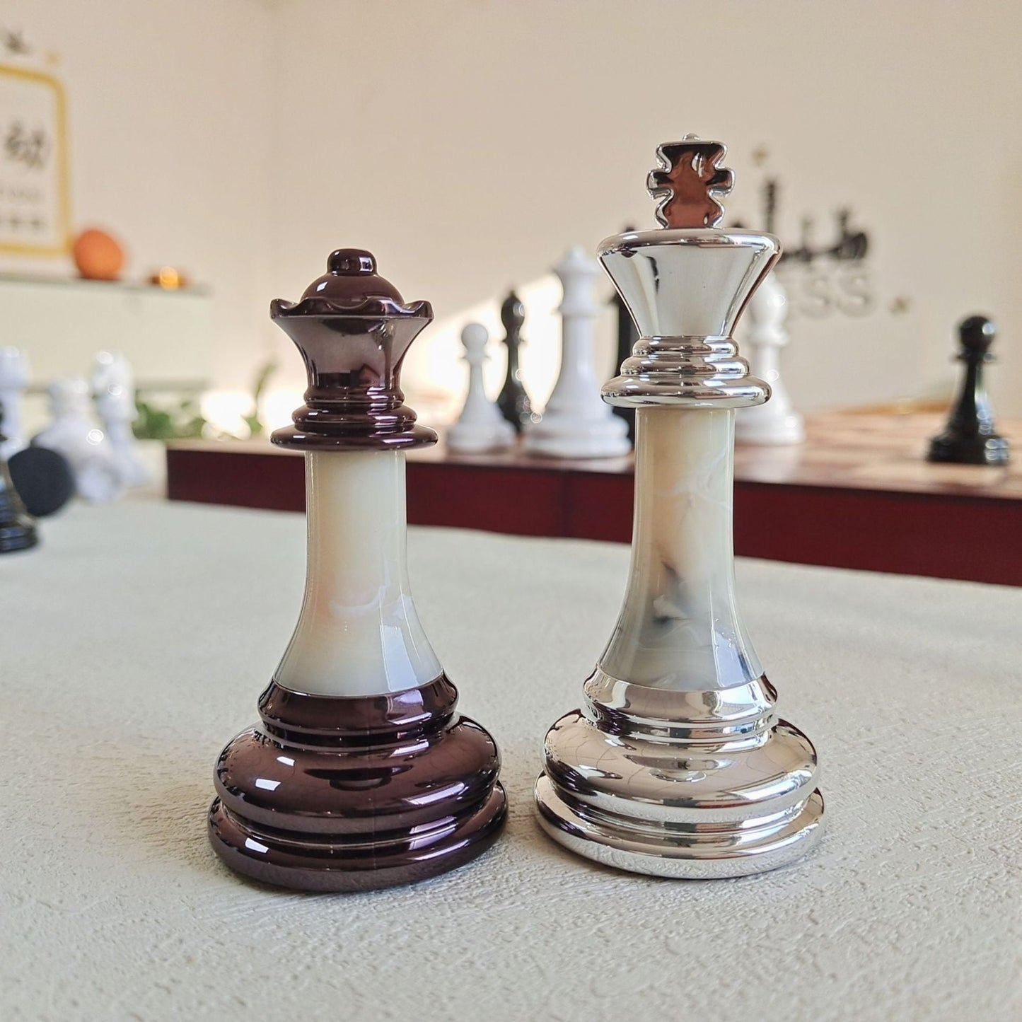 Premium Wooden Chess Pieces Set