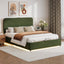 Hydraulic Storage Bed with RGB LED Lights and Bluetooth Speaker