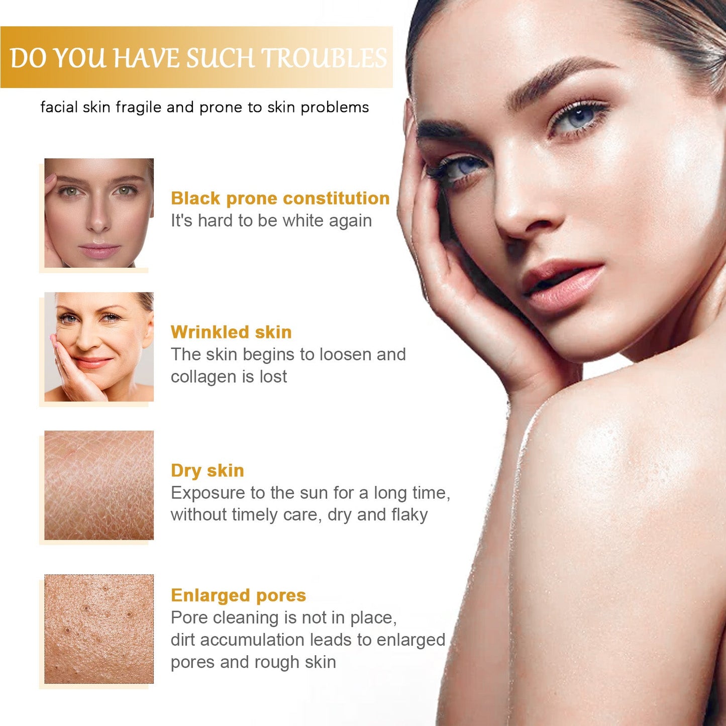 Rice Hyaluronic Acid Essence Moisturizing, Hydrating, Brightening And Improving Dark Complexion Facial Essence - Korvel