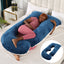 J-Shaped Pregnancy Pillow for Side Sleepers