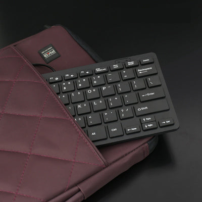 USB desktop laptop keyboard wired chocolate mini silent small keyboard - Korvel