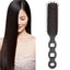 Salon Plastic Paddle Hairdressing Cushion Hair Cozy Massage Comb - Korvel