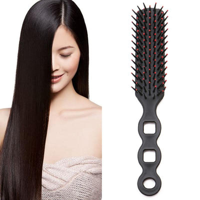 Salon Plastic Paddle Hairdressing Cushion Hair Cozy Massage Comb - Korvel