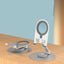 Rotatable foldable portable wireless charging desktop magnetic phone holder aluminum alloy magsafe holder - Korvel