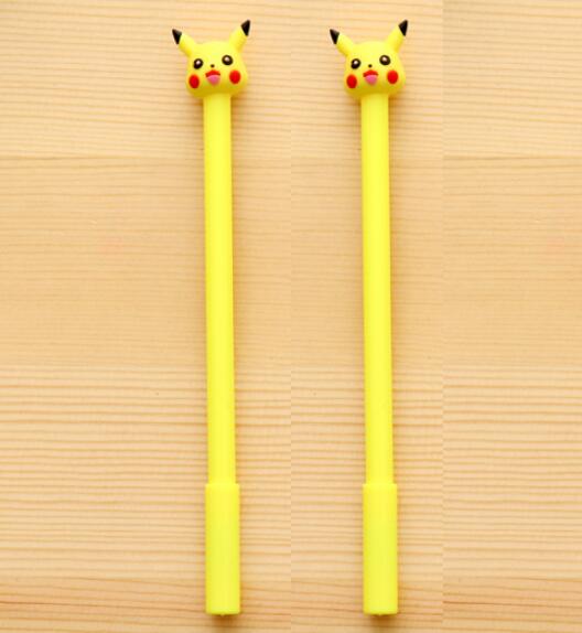 2pc Cartoon Kawaii Cute Plastic Pokemon Gel Pens For Kids Novelty Gift Korean Stationery Office School Supplies - Korvel