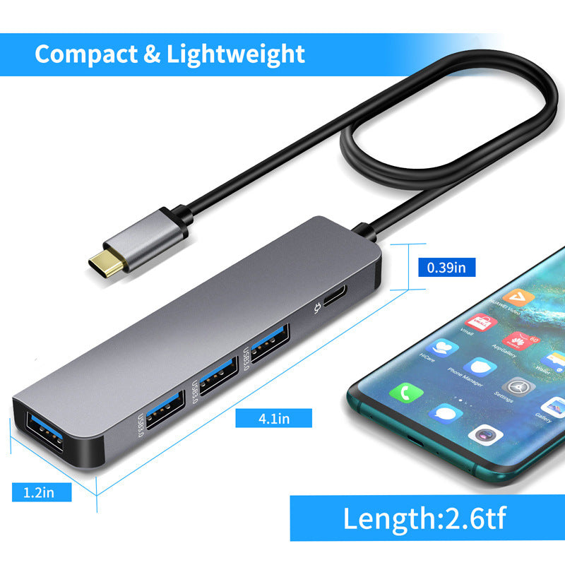 Premium Type-C USB Hub with Multi-Interface Expansion