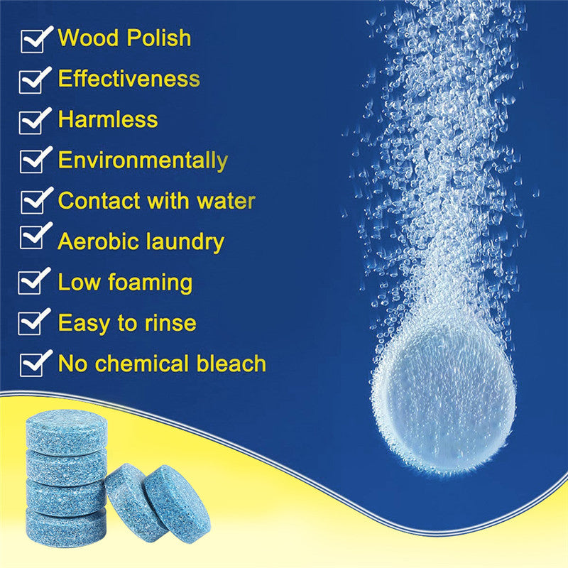 10PCS Car Solid Wiper Tablets for Window Cleaning
