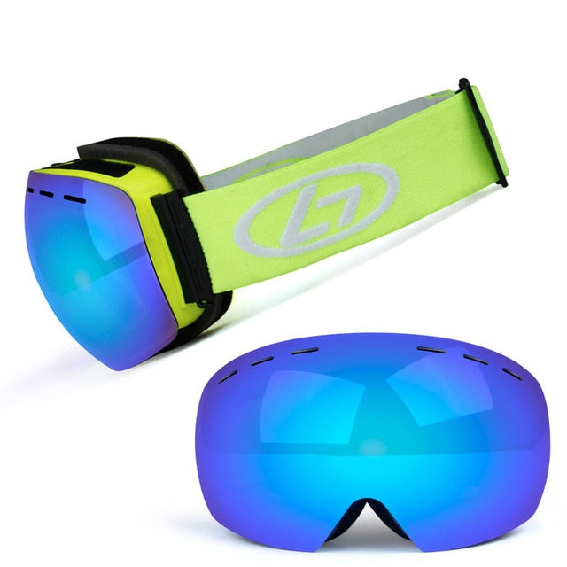 Lunettes de ski premium avec protection UV et caractéristiques anti-buée