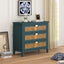 3 Drawer Cabinet Natural rattan American Furniture Suitable for bedroom living room study - Korvel