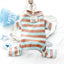 Dog Clothes Spring and Summer Thin Wide Striped Four-legged Home Clothes Bottoming Shirt Small Dog Teddy Pet - Korvel