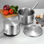 Premium Stainless Steel Sauce Pot with Double Bottom