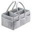 Baby Diaper Caddy Organizer Portable Holder Bag for Changing Table and Car, Nursery Essentials Storage bins 38*23*18cm - Korvel