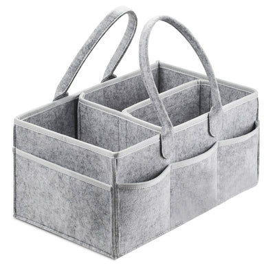 Baby Diaper Caddy Organizer Portable Holder Bag for Changing Table and Car, Nursery Essentials Storage bins 38*23*18cm - Korvel