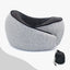 U-shaped memory cotton neck pillow with slow rebound for car travel neck protection - Korvel