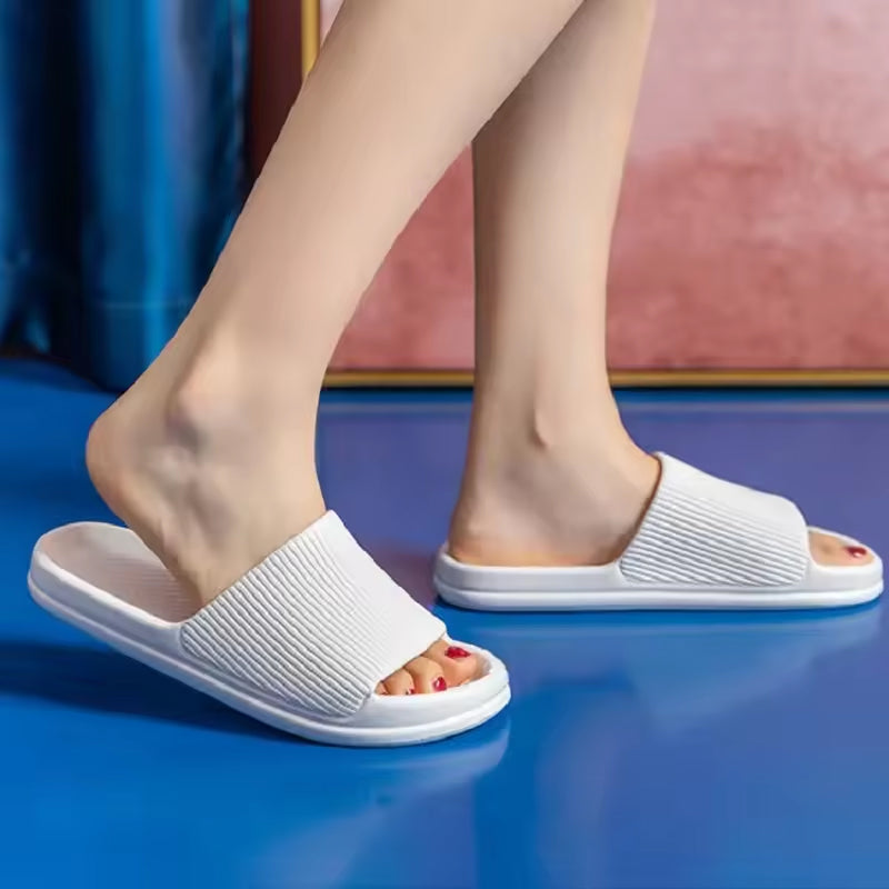 Unisex Fashion Sandals - Anti - Slip, Wear - Resistant EVA Thick Sole, Comfortable Home & Bathroom Flip - Flops - Korvel
