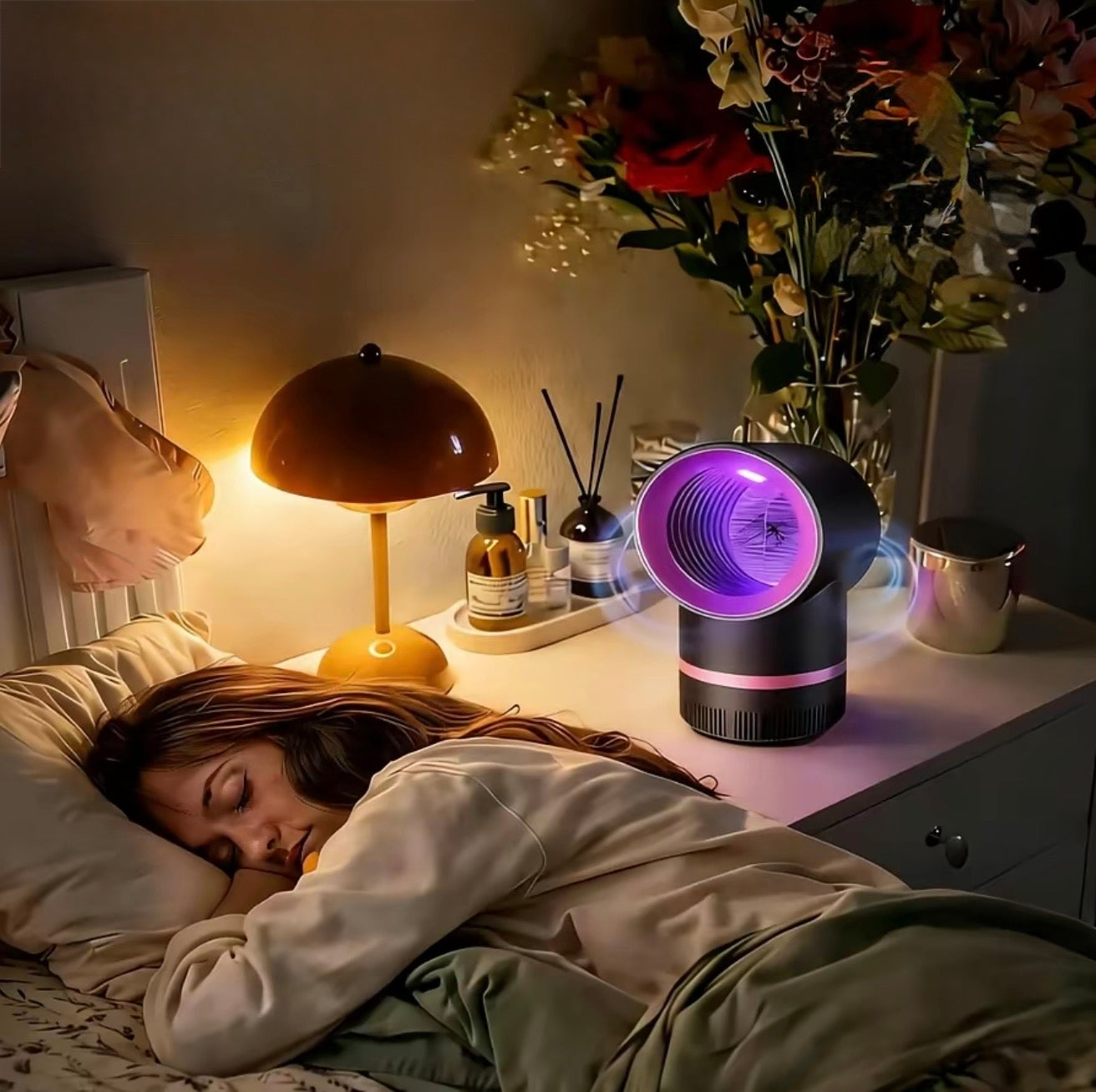 Lampe piège à insectes électrique FlyGuard