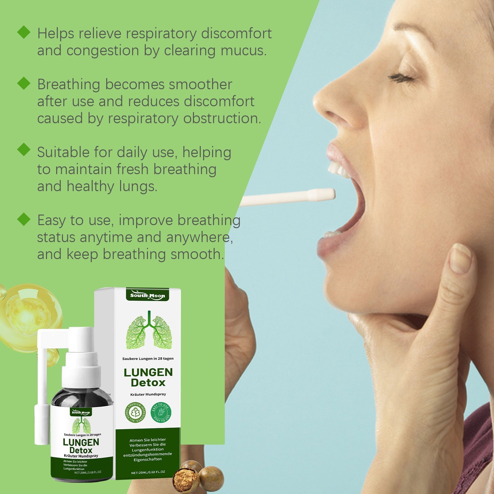 Herbal Body Treatment Spray Body Relief Mild Herbal Treatment Spray - Korvel