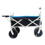 Folding Wagon Garden Shopping Beach Cart (white) - Korvel