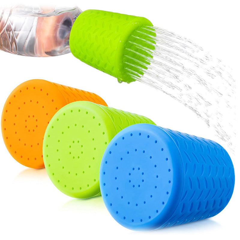 Tête de douche en silicone pour animaux de compagnie pour un toilettage facile