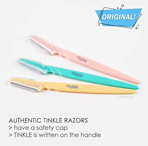 Rasoirs à sourcils Dorco Tinkle - Pack de 3 outils de précision pour le toilettage