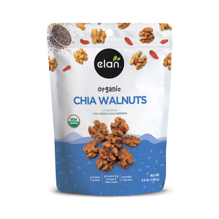 Organic Chia Walnut Snack Mix with Goji Berries - Korvel