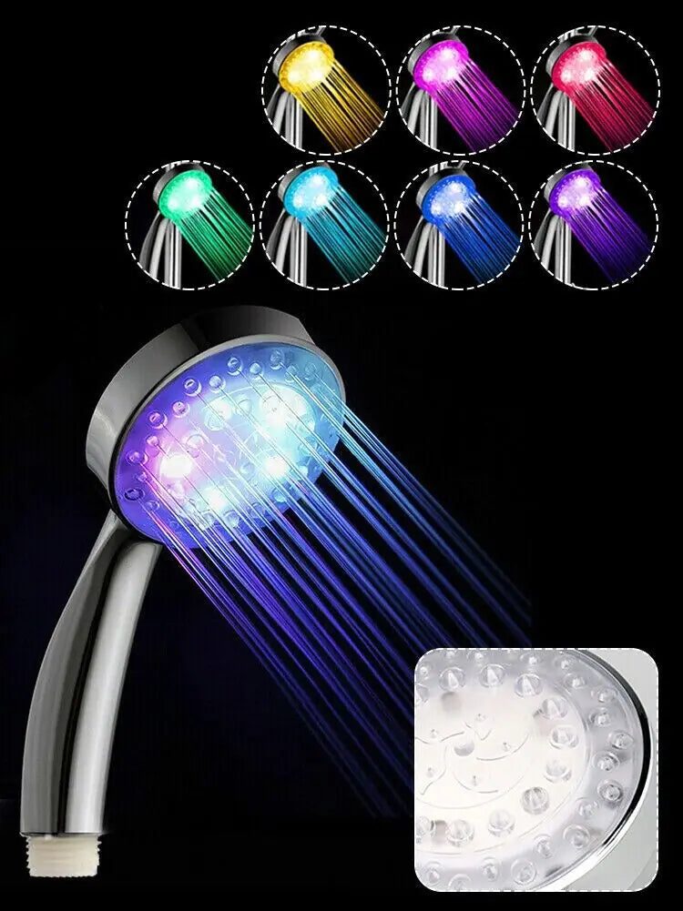 Handheld LED Color Changing Shower Head