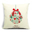 Housses de coussin de Noël festives pour la décoration des fêtes