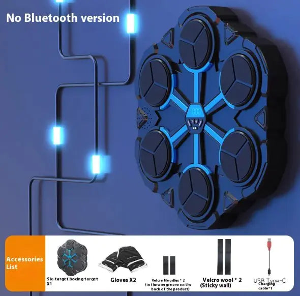 Cible de Boxe Interactive avec Musique Bluetooth