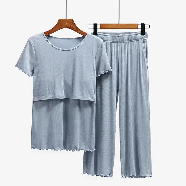 Premium Maternity Sleepwear Set for Comfort and Style