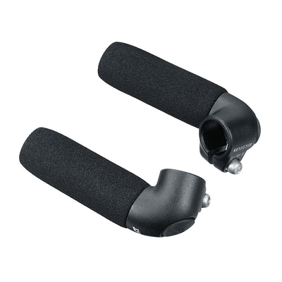 Ergotec Bar Ends Touring - Size S in Black Sandblasted Finish