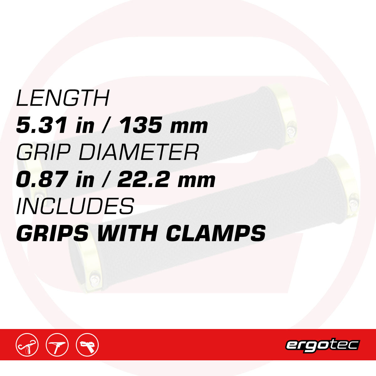 Poignées de vélo Ergotec Bilbao - Confort et contrôle premium