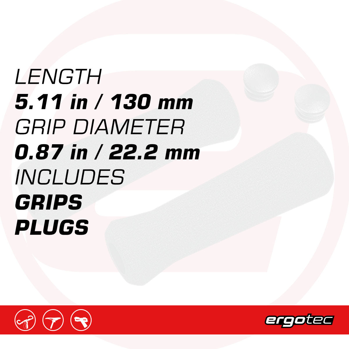 Ergotec Paso Bike Grips - Premium Comfort and Design