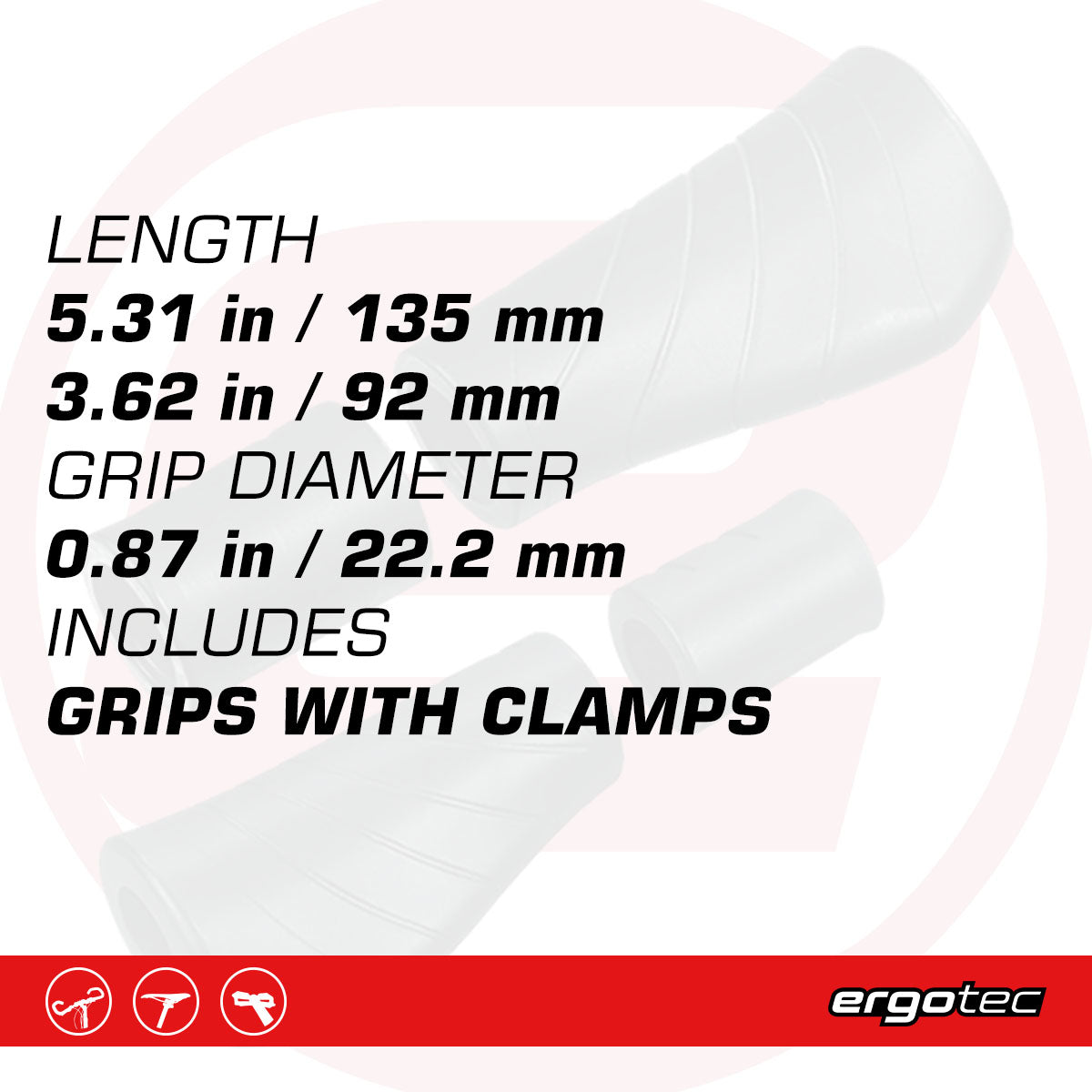 Empuñaduras de bicicleta Ergotec Reno - Comodidad y control premium