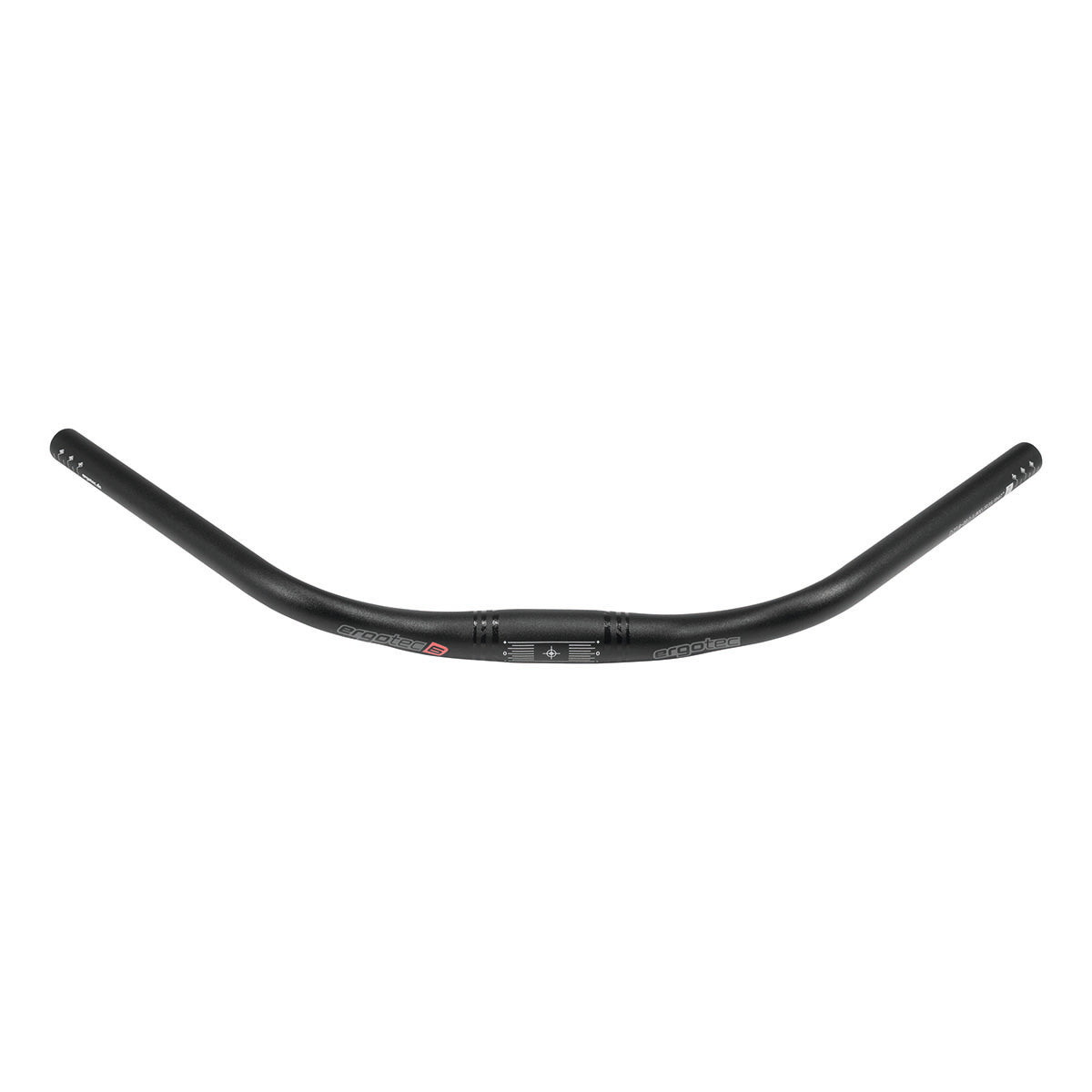 Guidon de Trekking Ergotec - 31,8 mm - Noir Sablé