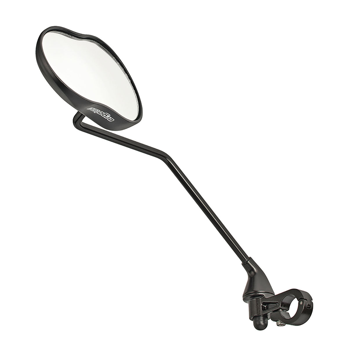 Miroir de vélo Ergotec M-99LV - Long bras, côté gauche, noir