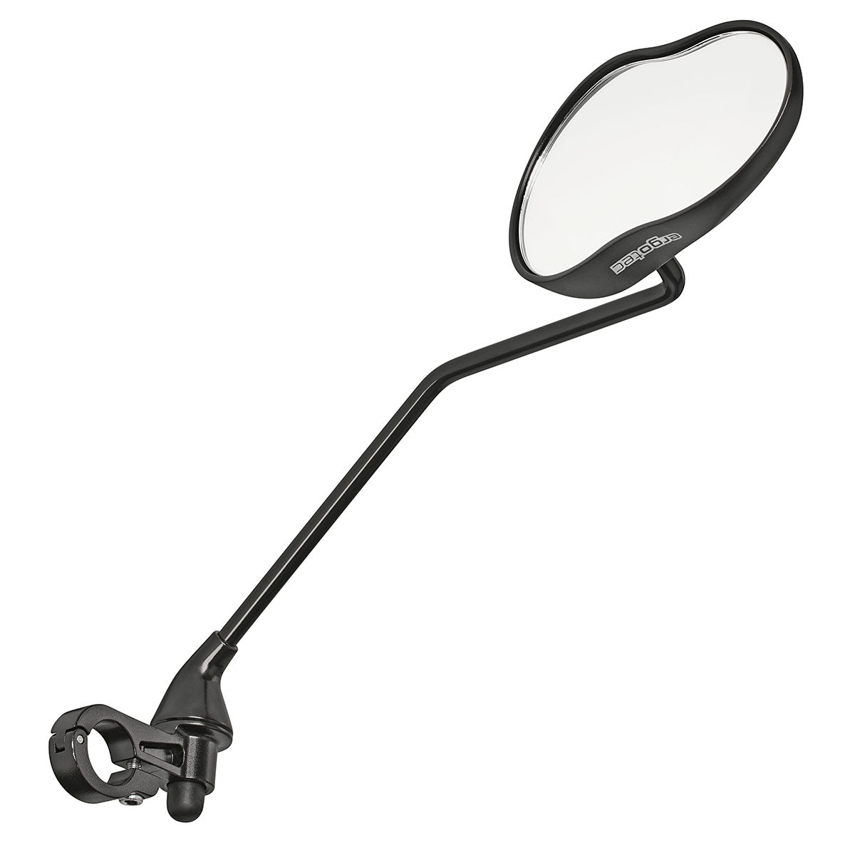 Ergotec Mirror M-99LV (Longarm, Big Mirror, Right-Side Installation | Black Sandblasted) - Korvel