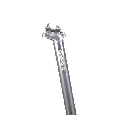 Ergotec Atar Seat Post (31.6 x 550 mm, Silver Polished)