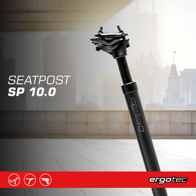 Ergotec SP-10.0 Telescopic Suspension Seat Post