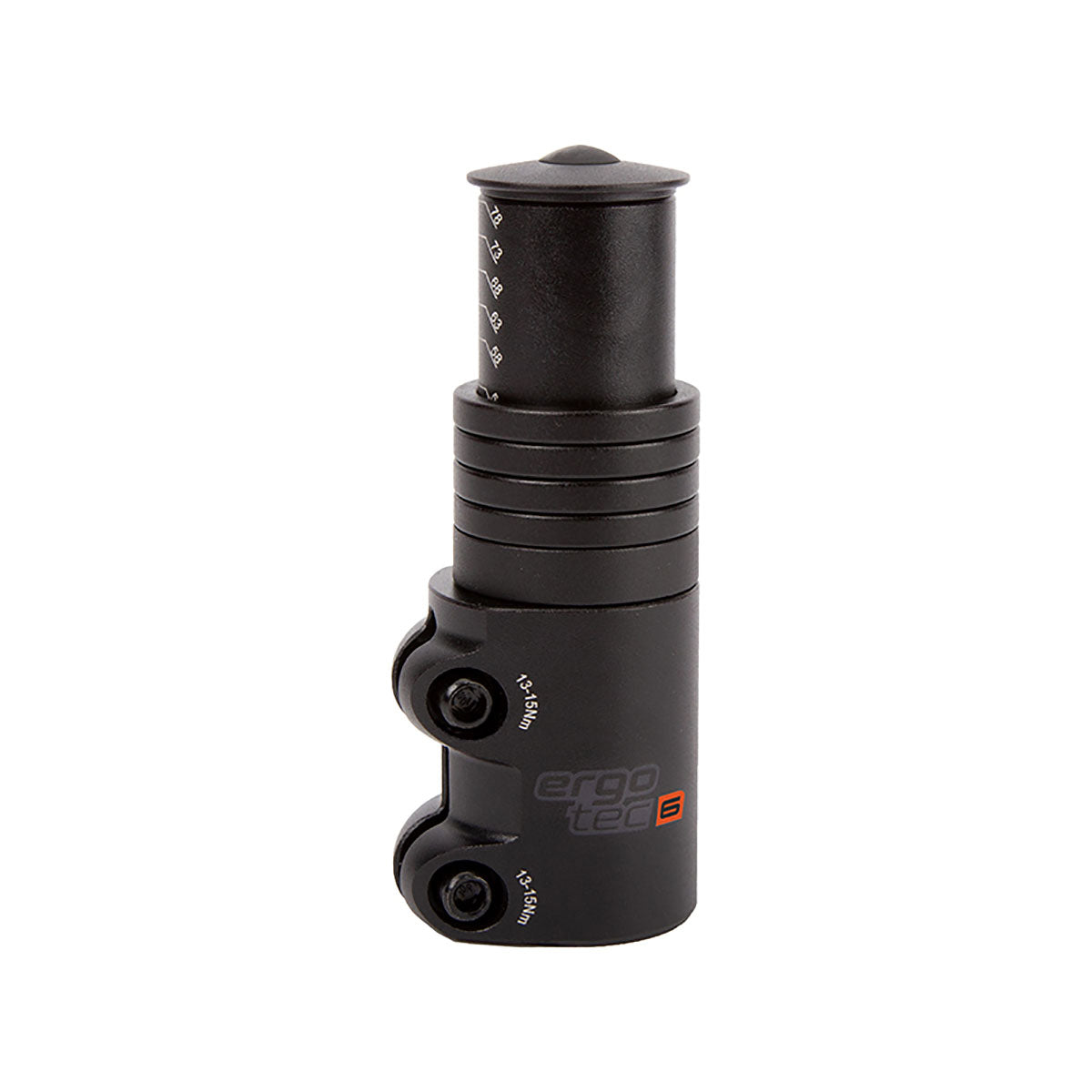 Adaptateur Ergotec Stem Ahead 4 - 28,6 mm, 117 mm, Noir Sablé