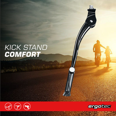 Ergotec Kick Stand Comfort - Adjustable Bicycle Stand for 26-28" Wheels
