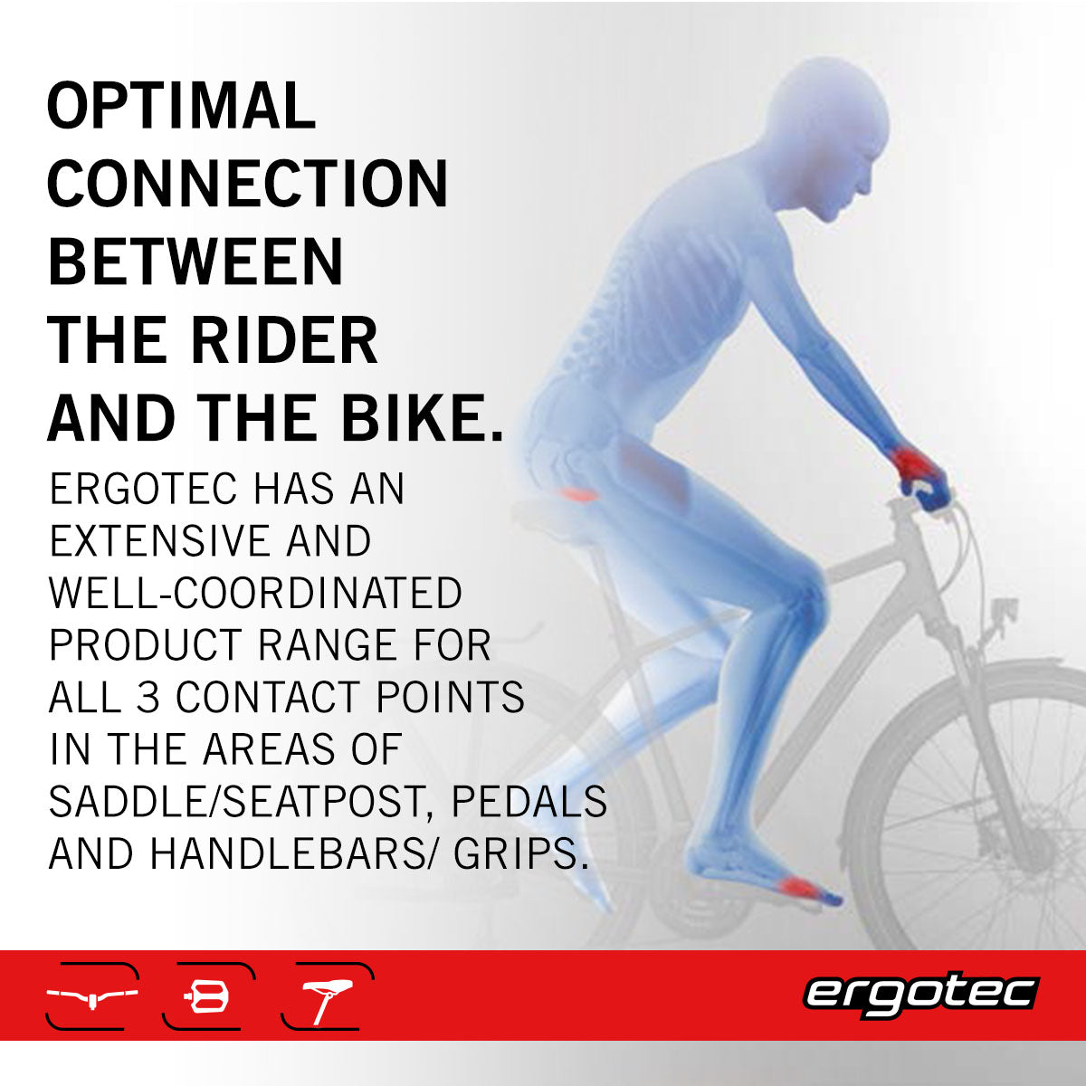 Ergotec Pedals 628 - Premium Bicycle Pedals with Reflector