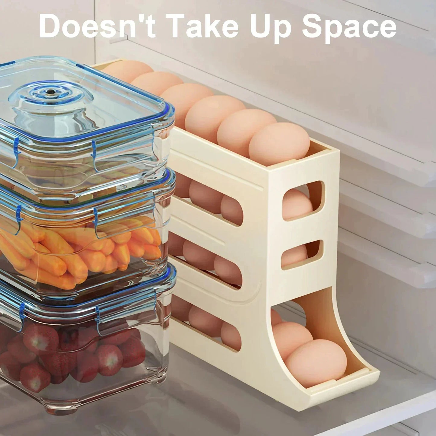 Plateau à œufs coulissant premium pour un rangement organisé