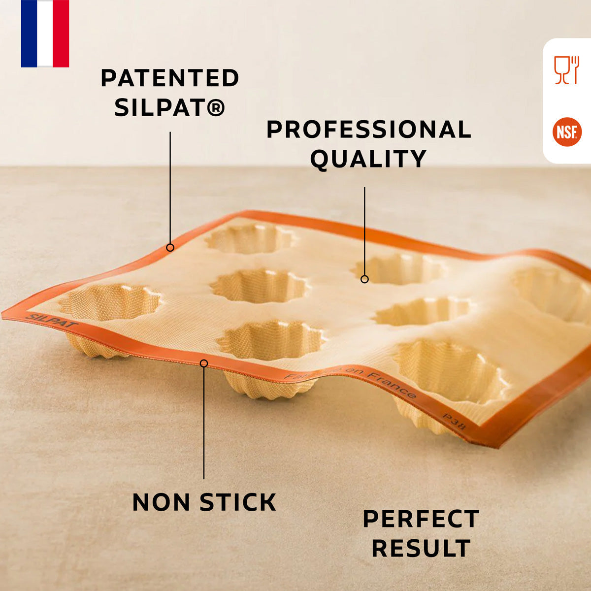 Silpat Mini Brioche Mold - Korvel
