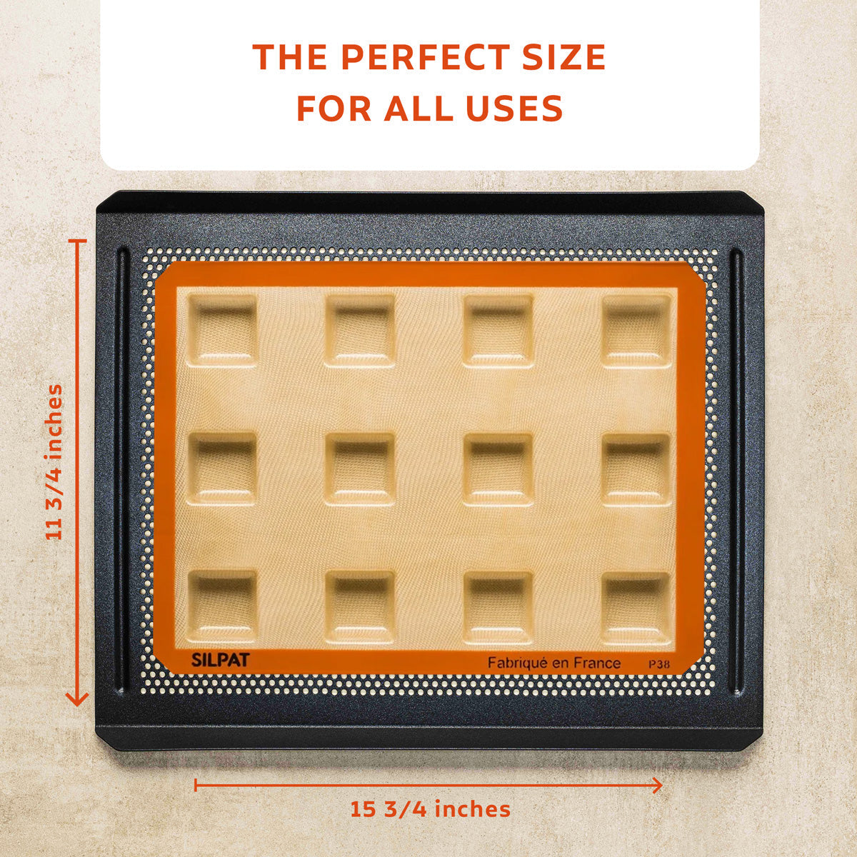 Silpat Perfect Brownie Mold - Korvel