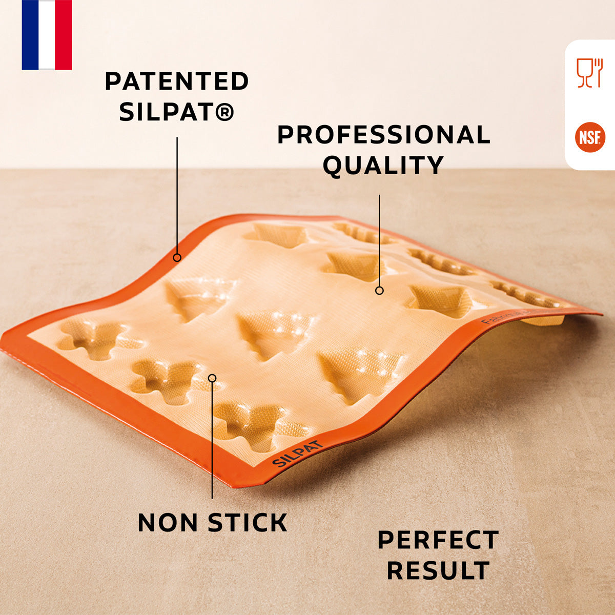 Silpat Holiday Treats Mold - Korvel