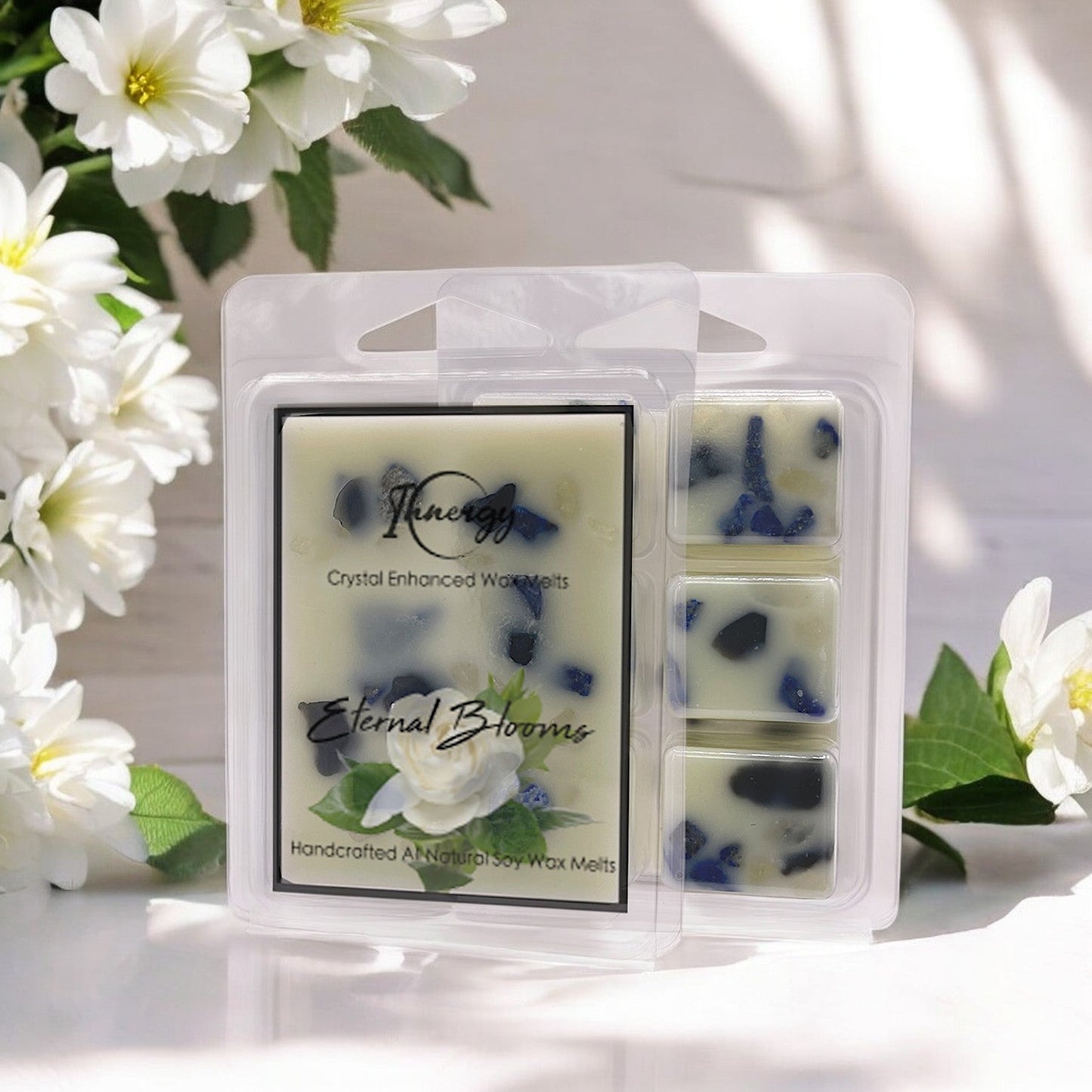 Eternal Blooms Crystal-Infused Coconut-Soy Wax Melts - Korvel