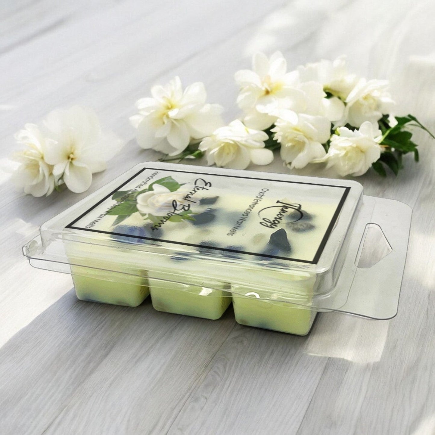 Eternal Blooms Crystal-Infused Coconut-Soy Wax Melts - Korvel