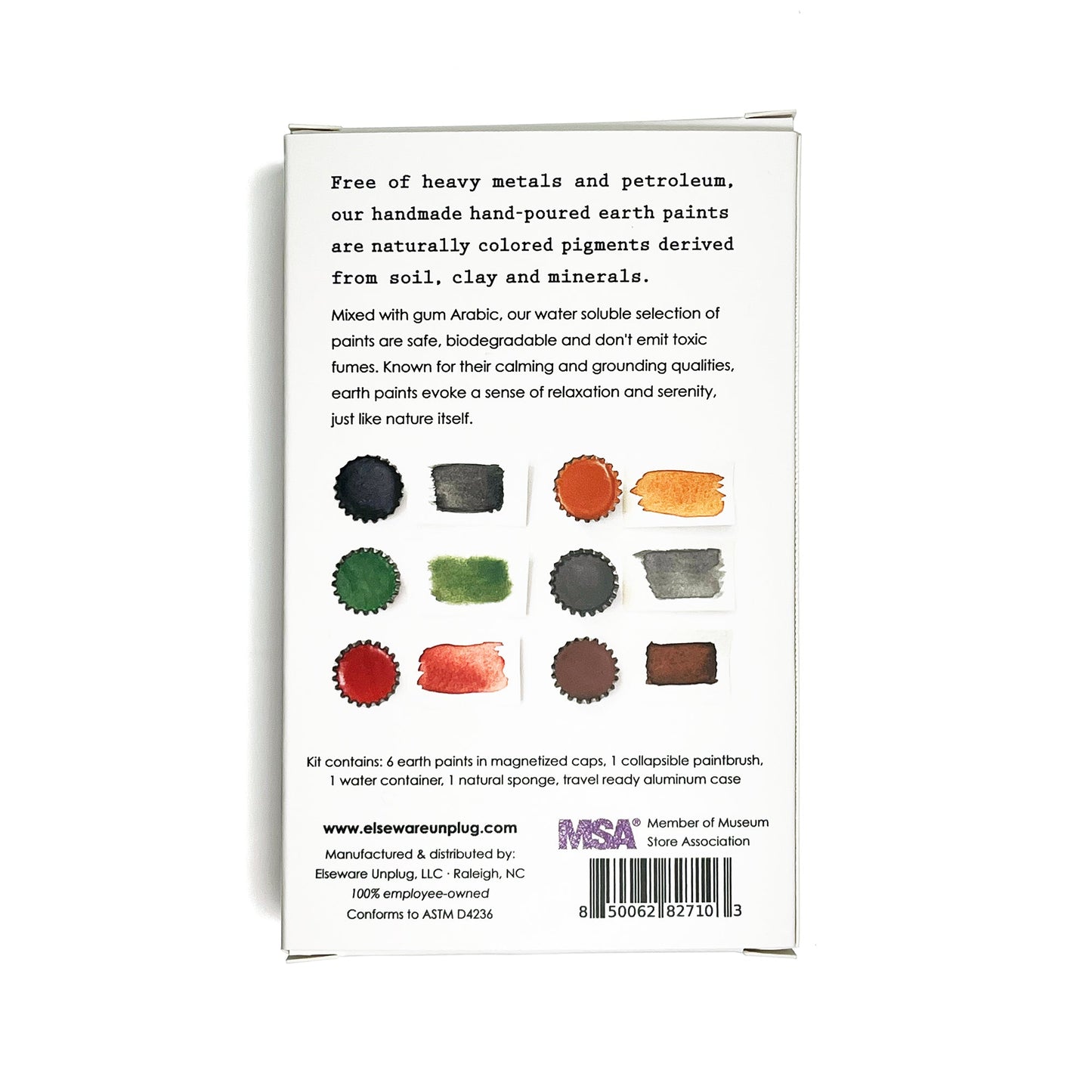 Pinturas de Tierra – Set Hecho a Mano de 6 Colores Naturales