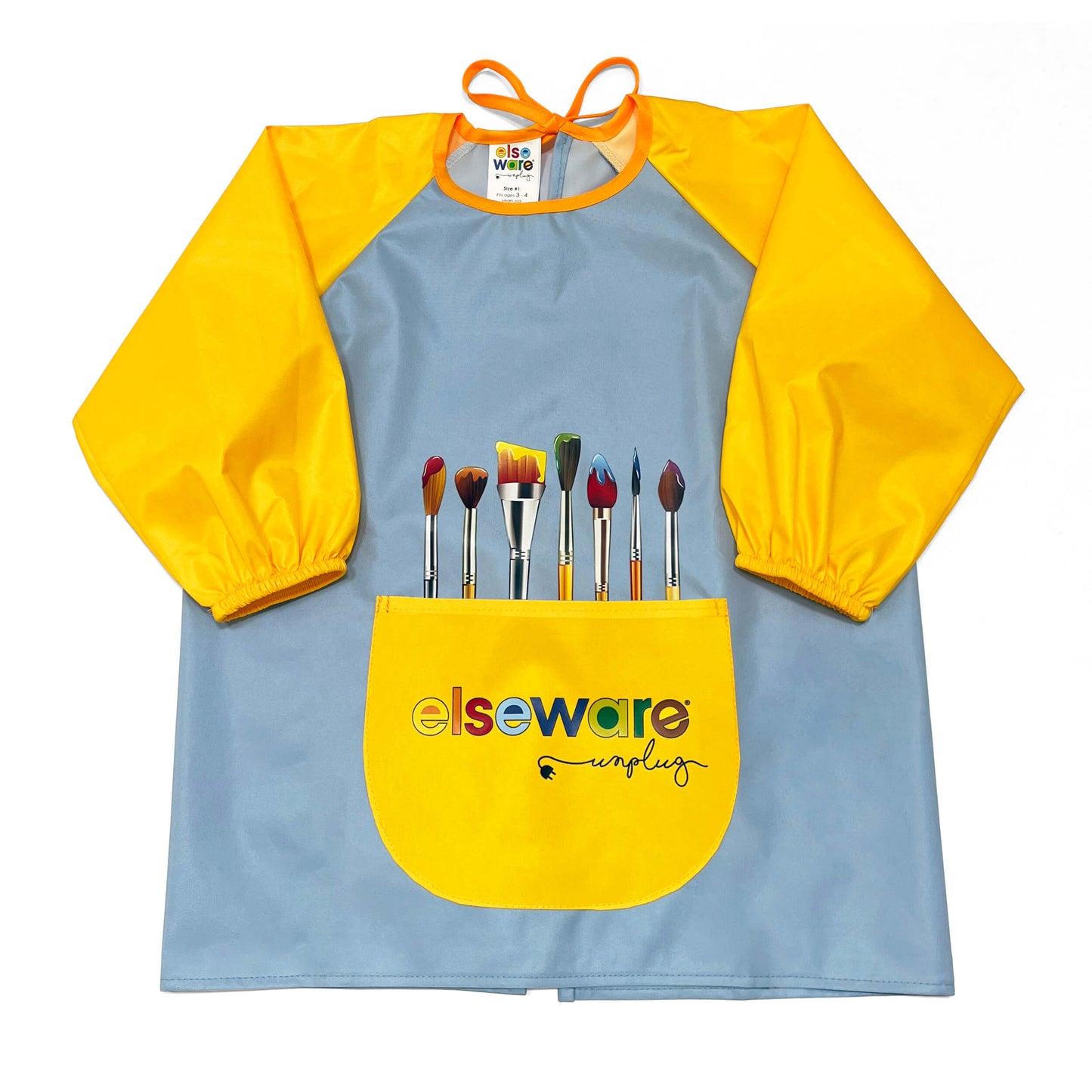 Kid-Friendly Art Smock with Pocket (Ages 3-6)